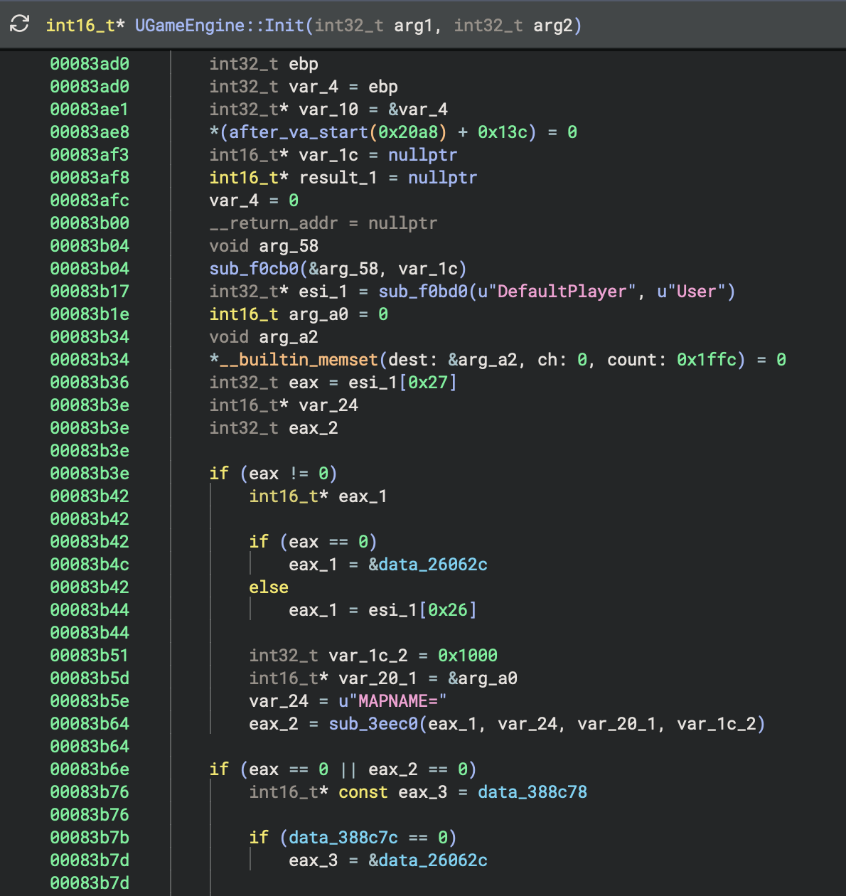 UGameEngine::init
